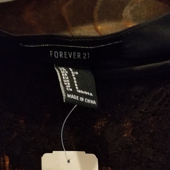 Long sleeve lace overthrow FOREVER 21 - Picture 2 of 2